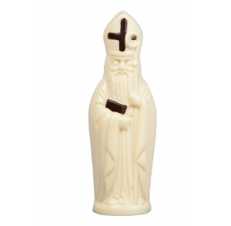 Saint Nicolas 18 cm-110g blanc